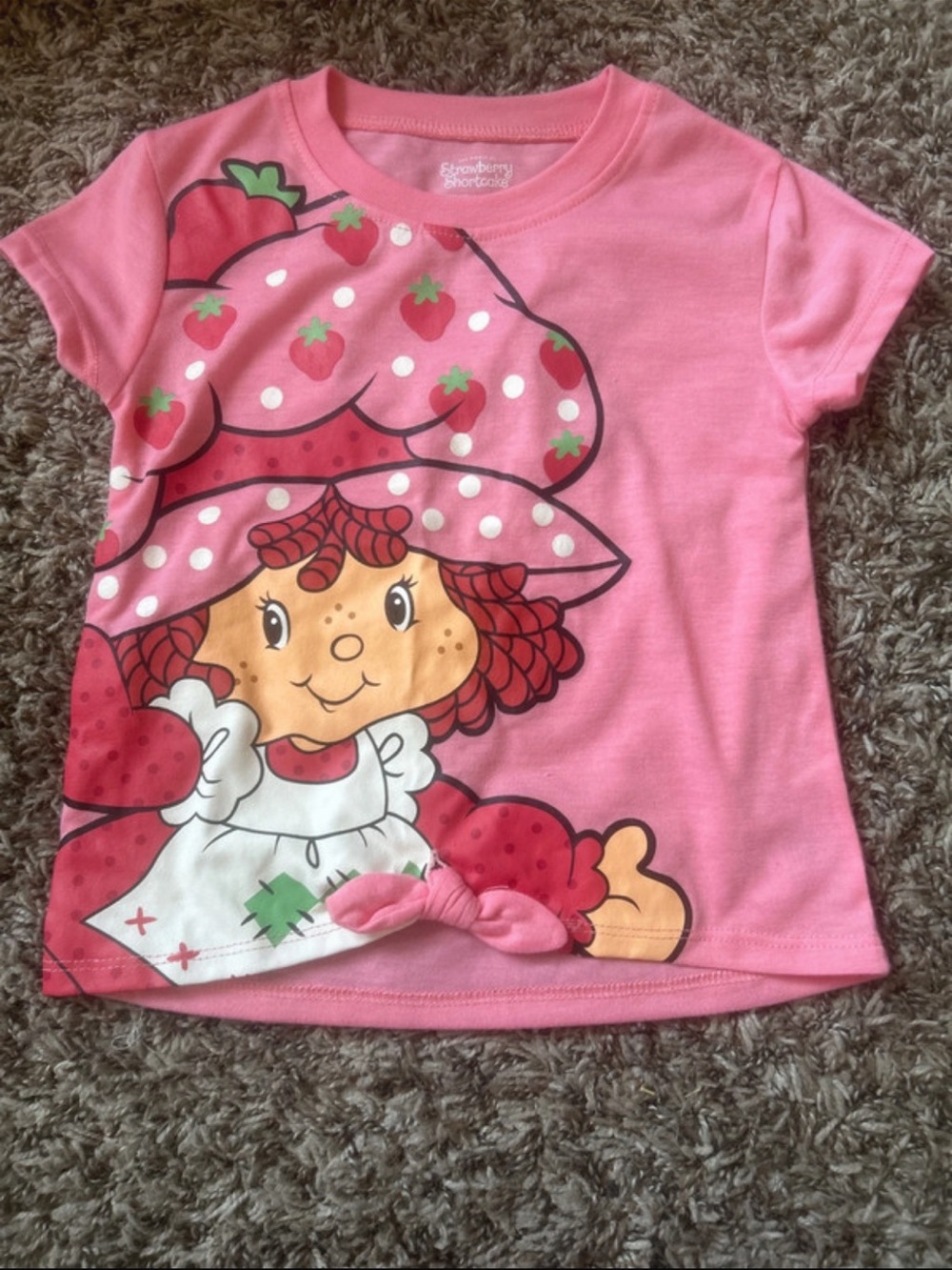 Strawberry Shortcake Pink Graphic Tee for Kids